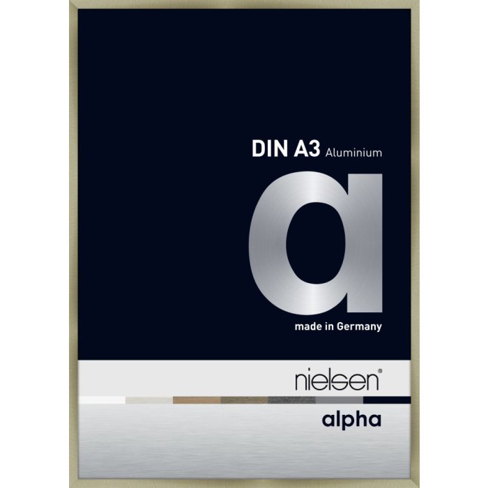 Nielsen aluminium picture frame Alpha TCSC 30x42 cm brushed stainless steel