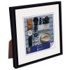 Henzo plastic frame Napoli 10x10 cm black