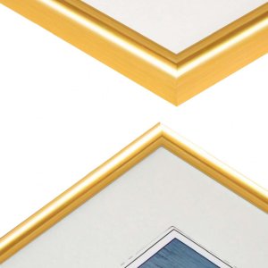 Henzo plastic frame Napoli 10x10 cm gold