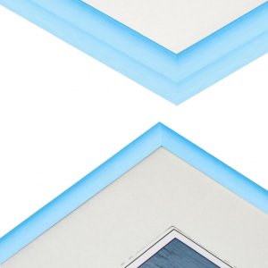 Henzo plastic frame Napoli 10x10 cm light blue