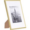 Henzo alu frame Manhattan 21x30 cm gold