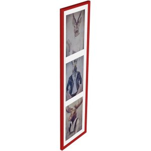 Henzo photo gallery Napoli 3 photos 13x18 cm red