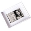 Passepartout picture frame 10x15 cm white