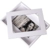 Passepartout picture frame 10x15 cm white