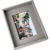 Passepartout picture frame 10x15 cm grey