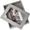 Passepartout picture frame 10x15 cm grey