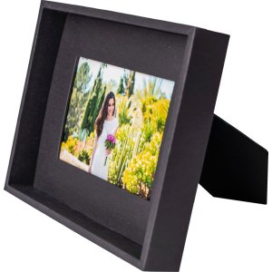 Passepartout picture frame 10x15 cm black