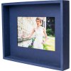 Passepartout picture frame 10x15 cm blue