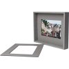 Passepartout picture frame 13x18 cm grey