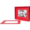 Passepartout picture frame 13x18 cm red