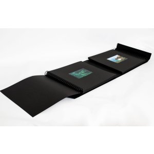 HNFD Photo album Lona black linen 1000 pictures 34,5x33 cm 168 black sides