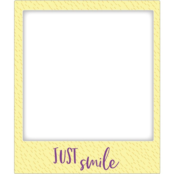 Magnetic frame JUST smile 10x10 cm