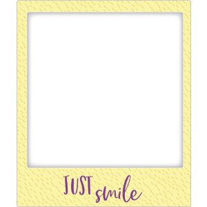 Magnetic frame JUST smile 10x10 cm