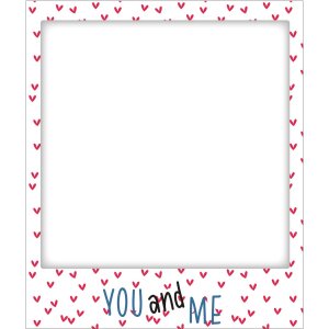 Magnetic frame YOU and ME 10x10 cm