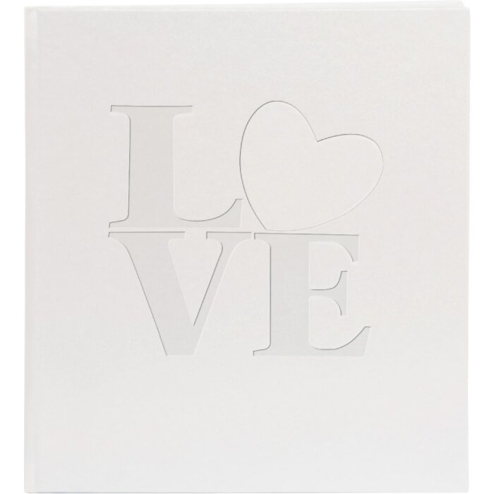 Guestbook White Love 23x25 cm