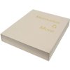 Linen photo box with spiral album 26x32 cm