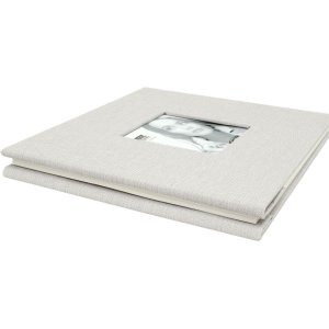 Deknudt Screw album A66DH740SI linen cover grey 20x20 cm