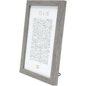 S43AH Deknudt wooden frame 9x13 cm grey