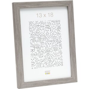 S43AH Deknudt wooden frame 15x20 cm grey