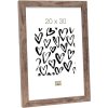 Wooden frame S45RH3AR brown 40x50 cm anti-reflective glass