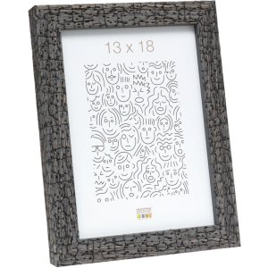 Wooden frame S45RL grey 15x15 cm