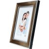 Wooden frame S45YD bronze 10x15 cm anti-reflective glass