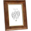 Wooden frame S46EA3 gold edge 13x18 cm anti-reflective glass