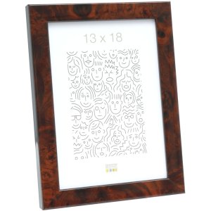 Picture Frame S46RG Burl Wood dark 20x30 cm