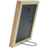 Wooden frame S46TG black 18x24 cm