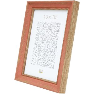 Wooden frame S46TG pink 24x30 cm