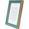 Deknudt Wooden frame S46TG turquoise 15x20 cm