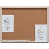 Cork note board white edge 30x40 cm