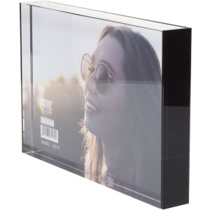 Acrylic Photo Frame S58SF2 black 5x15 cm