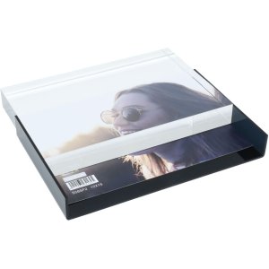 Acrylic Photo Frame S58SF2 black 5x15 cm