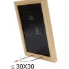 Wooden frame S66KH1 natural 15x20 cm with passe-partout