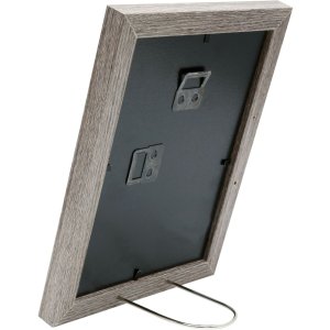 Wooden frame S66KH3 brown-grey 13x18 cm with mount