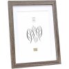 Wooden frame S66KH3 brown-grey 15x20 cm with mount