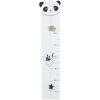 Growth Gauge in White with Panda 17x81 cm