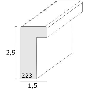 Deknudt wooden frame S223H1 natural 10x15 cm to 50x70 cm