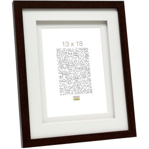 Raher 13x18 wooden frame double-passepartout