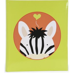 Henzo Jumbo Photo Album Jungle Zebra 29x33 cm 100 white...