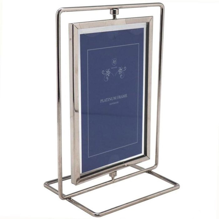 Henzo Photo Frame Swing 10x15 cm silver portrait format