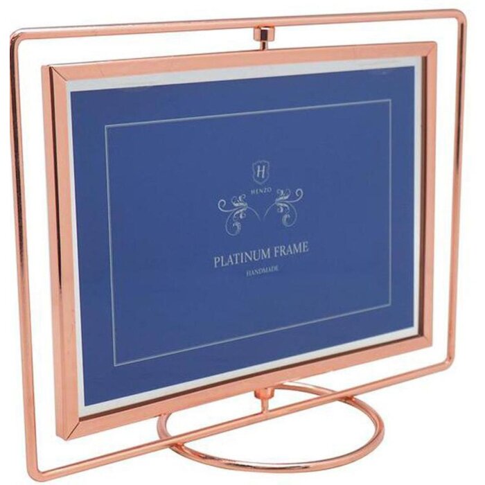 Henzo Photo Frame Swing 10x15 cm rose gold landscape format