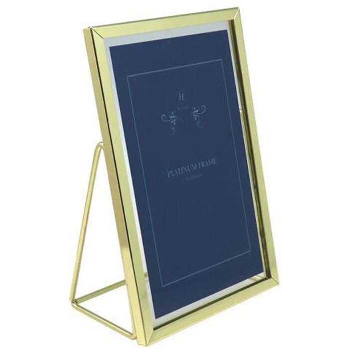 Photo Frame Triangle 10x15 cm gold