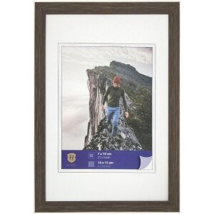 WPC Picture Frame Edge 10x15 cm dark brown