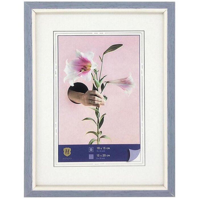 WPC Picture Frame Lily 15x20 cm blue