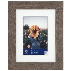 WPC Picture Frame Dahlia 10x15 cm middle brown