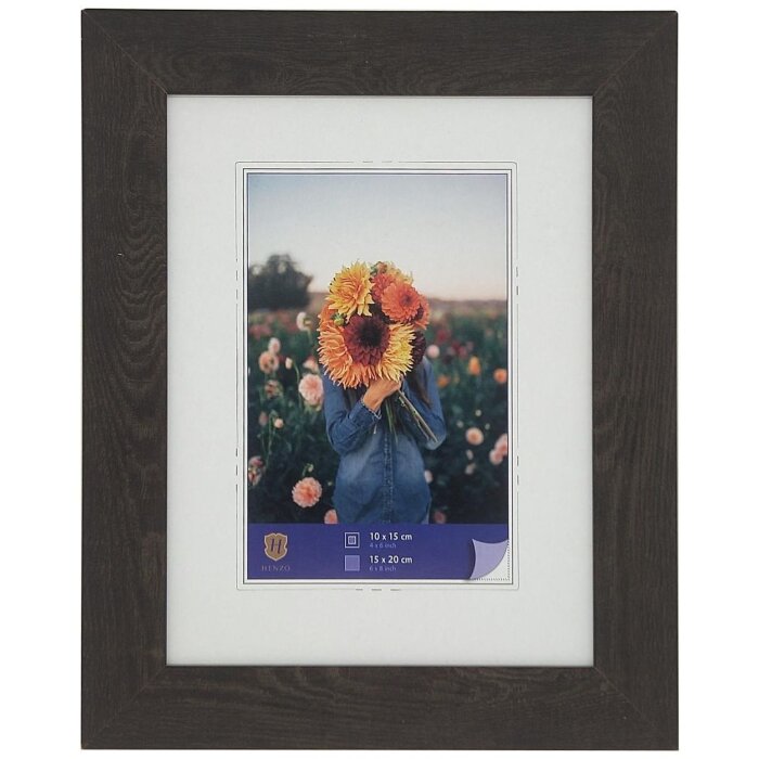 WPC Picture Frame Dahlia 15x20 cm dark brown