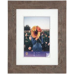 WPC Picture Frame Dahlia 15x20 cm middle brown