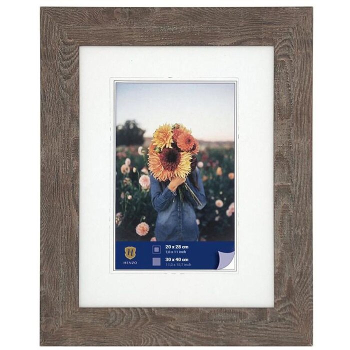 WPC Picture Frame Dahlia 30x40 cm middle brown